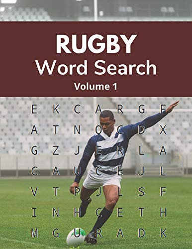 Rugby Word Search (Volume 1): Large Print Puzzle Book for Adult and Teenage Rugby Union Fans