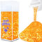 Hemway Premium Craft Glitter Shaker - Fluorescent Orange | 130g Chunky Metallic Flake Sequins for Resin & Epoxy Crafts | Craft Supplies for Festival, Tumblers, Body, Face, Eye & Nail Art