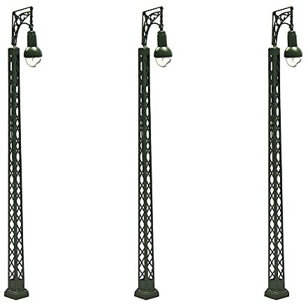 Evemodel 3Stk. Spur N Lampen 1:160 Leuchten Modellbahn Zug (80mm 1LED)