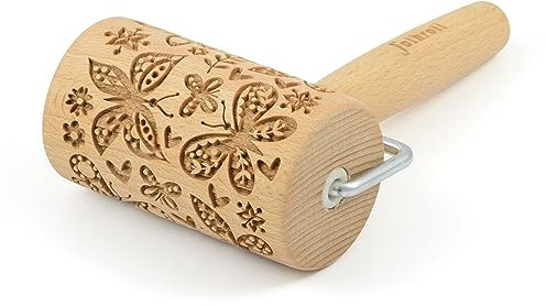 Folkroll Teigrolle Schmetterlinge mini