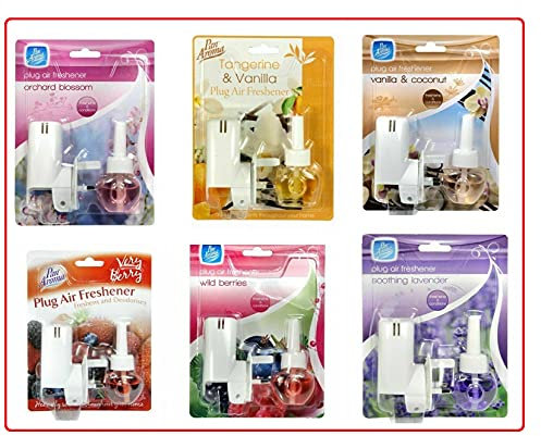 Plug In Air Freshener - Pan Aroma Various scents, Apple cinnamon Berries vanilla (ANY RANDOM 3)