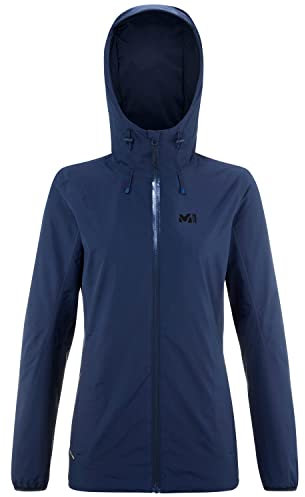 Millet - Toba 2L JKT W - Veste de Protection Femme - Imperméable et Coupe-Vent - Randonnée, Trekking, Approche - Bleu