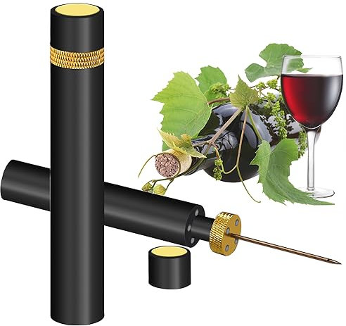 Mini-Weinöffner, tragbarer Reisetaschen-Luftdruckpumpe, Weinflaschenöffner | Zusammenbaubarer Design-Korkenzieher 7S Schnelle Flaschenöffnung für Zuhause, Restaurant, Party, Weinliebhaber