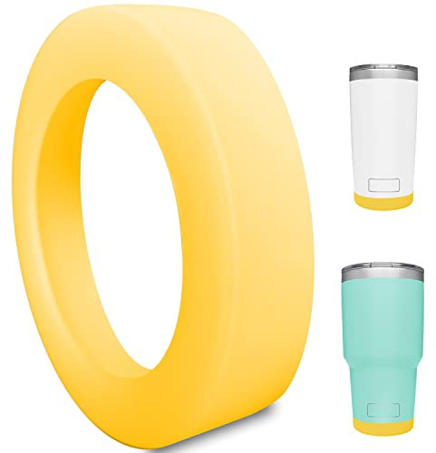 Silicone Boot Sleeve for YETI Tumbler 20oz 30 oz- Safer Protection and Less Noise for Yeti Coffee Mug Cup 30 oz 20 oz - Dishwasher Safe