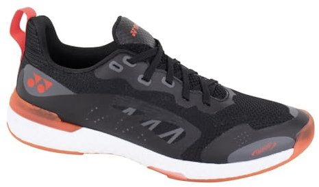 YONEX Herren Power Cushion 570 Tennisschuhe Teppichschuh Schwarz - Rot 44