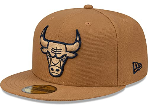 New Era 59Fifty Fitted Cap - NBA Chicago Bulls Wheat - 7 1/4