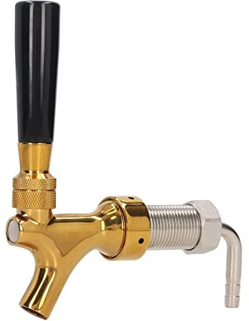 Grifo de Barril de Cerveza, Grifo de Barril de Cerveza a Prueba de Herrumbre, Salida de Agua Larga de Latón para Hotel