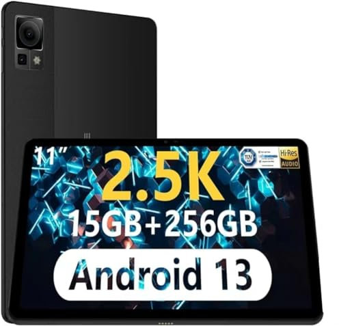 DOOGEE T30 PRO Tablet 11 Pollici, Tablet Android, 15GB RAM+256GB ROM/TF 2TB, Tablet in Offerta, Helio G99 Octa-Core Gaming Tablet, WiFi-6/8580mAh/33W PD/Widevine L1/Tablet con Custodia in Pelle