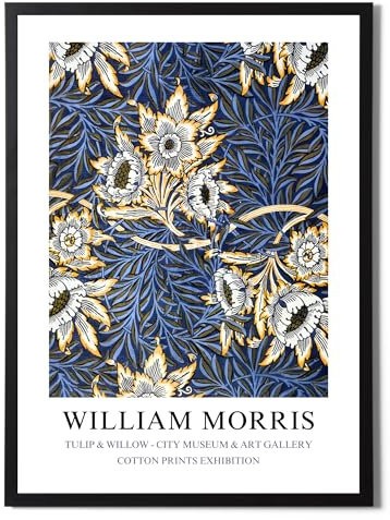 State Media Vision William Morris Poster mit Tulpe und Weide, berühmte Künstler-Zeichnungen, stilvolle Heimdekoration, verschiedene Größen (Tulpe und Weide, nur A3-Druck)