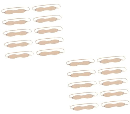 FRCOLOR 20 Augenbrauenübungshaut gefälschte Haut aus Silikon Tattoo-Trainingshaut brow tool Augenbrauen-Übungs-Tool falsche Haut Augenbrauen-Stirnband wasserdicht falsches Leder Blatt