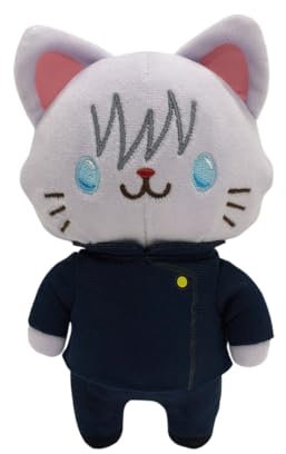 Magical Warfare Phase 2 [Anime Version] Satoru Gojo with CAT Plush Key Holder with Eye Mask, Kaidama, Tamaori
