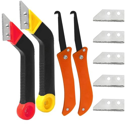 9pcs Grout Remover Grout Removal Tool Grout Rake Grout Tool Grout Remover Tool Grout Rake Removal Tool Grout Scraper Tile Tools For Tile Cleaning