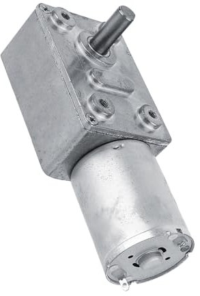 ZAWELIYO Moteur à Engrenage à Vis sans Fin Réversible DC 12 V 5 Tr/min/6 Tr/min/20 Tr/min/40 Tr/min/62 Tr/min, sans Auto-blocage, Fonctionne Bien, Arbre Vertical, pour