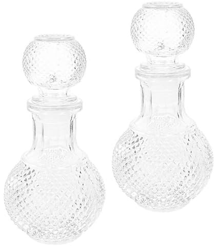 PHENOFICE Decantador De Vino Grueso Estilo Tierra De 2 Piezas Suave 250 Ml Para Almacenamiento