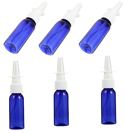 HONMEET 6stücke Nasensprayflasche Leer Kleine Kosmetikflaschen Wiederverwendbar Tragbare Sprühflasche Lotionbehälter Für Unterwegs
