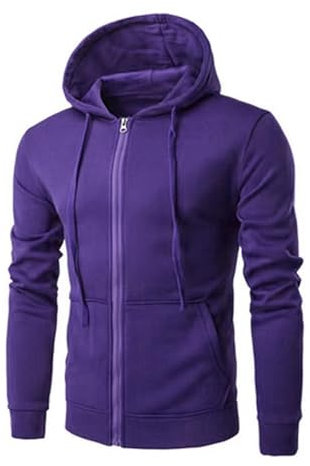 Uomo Manica Lunga Cappuccio vestibilità Larga Felpa Outfit Felpa per Uomo Sport Palestra ed Cardigan Basic Inverno Autunno Cappuccio 2025, Y-361 Viola, S