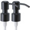 ALTGLAS 2 Stück von Seifenspender Pumpkopf Roma - Doppelpack Edelstahl Pumpaufsatz mit 22-24mm Gewinde als Ersatz Pumpe für Flüssig Seifen Spender (Schwarz)