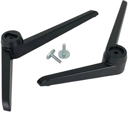 Original TV Base Stand Left and Right Leg Pair Feet with Screws Compatible for BUSH QLED55UHDS Smart 4K Ultra HD HDR LED