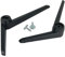 Original TV Base Stand Left and Right Leg Pair Feet with Screws Compatible for BUSH QLED55UHDS Smart 4K Ultra HD HDR LED