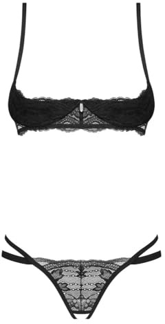 Obsessive Damen Set Nutris, Schwarz, XL/XXL