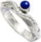 Lapislazuli Edelstein 925 Sterling silber Band Ring Herren und Damen Alle Größen Schmuck CRG-1076BV18_(64 (20.4))