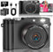 Digital Camera 4K 64MP for Vlogging, 18X Digital Zoom, 2.8'' 180° Flip Screen, Macro Function, Autofocus, 32GB Card & 2 Batteries Compact Camera for Teens, Beginners & Adults