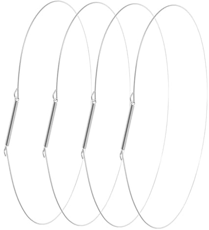 EXHUMKY 4pcs Washer Door Boot Spring Assembly Wire For Washing Machine Washer Door Seal Ring Replacement Prevents Water Leaks