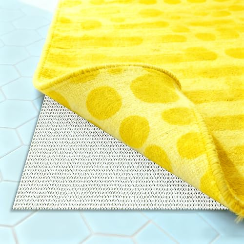 Teppich Unterlage rutschfest 90 x 200 cm rutschfest Und Dünn Gleitschutz Teppich Stopper Universell Einsetzbar für Matratzen, Teppiche, Regale, Schubladen, cremefarben