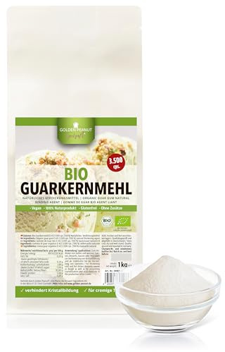GOLDEN PEANUT Bio Guarkernmehl natürliches Bindemittel glutenfrei vegan 1kg