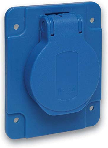 SCHUKO EMP. 65X85 IP54, POS, AZUL