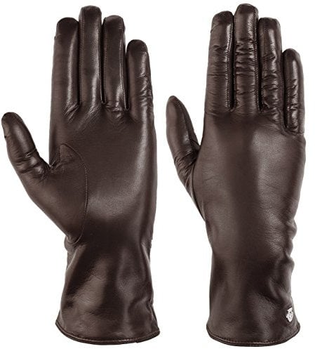 Roeckl Damen Handschuhe Kaschmir Edelklassiker Medium braun (25) 7,5