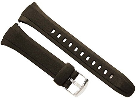 Casio Ersatzband aus Kunstharz WVA-M640/WVQ-M410, Schwarz