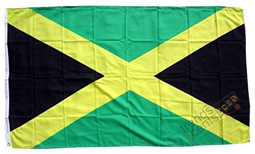 Jamaika Flagge Großformat 250 x 150 cm wetterfest Fahne
