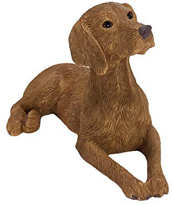 Sandicast Kleine Vizsla-Skulptur, liegend