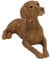 Sandicast Kleine Vizsla-Skulptur, liegend