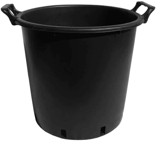 Elixir Gardens 2 x 35 Litre | Large Plastic Outdoor Plant Pot With Handles | 35L, 50L, 75L, 90L, 110L & 130L Tree, Shrub & Garden Tubs/Containers | 1-10 Quantities Available