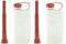 FuelFriend®-BIG CLEAR max. 2,0 Liter - Transparenter Klein-Benzinkanister mit UN-Zulassung + Flexibles Auslaufrohr - im Doppelpack