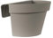 EURO 3 PLAST Vaso Up con Riserva di Acqua, Cm 25, Colore Sabbia, Polipropilene
