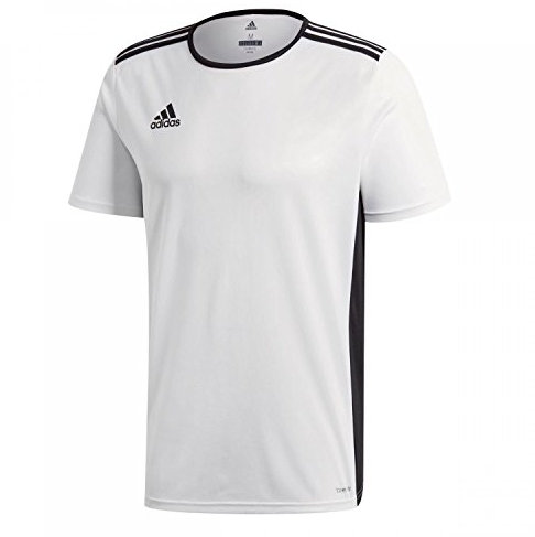 adidas Herren Entrada 18 T shirt, Weiß Schwarz, S EU