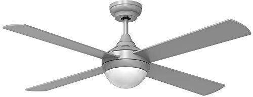 wonderlamp W-V000015 Ventilador De Techo, Plata, palas reversibles