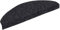 vidaXL 15x Stufenmatte Selbstklebend Treppenmatten Stufenmatten Treppenschutz Treppenmatte Treppenteppich Treppenschoner Nadelvlies 65x21x4cm Schwarz