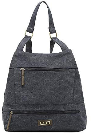 MISAKO Mili mochila antirrobo de tela Mujer - Mili Azul 29 X 33 X 13 cm
