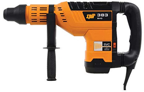 Spit Marteau Électropneumatique Perforateur Ciseau - 900W, 4.7kg, Système Anti-Vibration SVC, Poignées Soft Grip, Sélecteur 4 Fonctions, 120V
