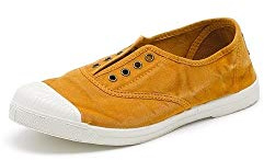 Natural World Eco - 102E - Natural World Women's Trainers - Organic Cotton - 100% EcoFriendly - Leather Brown Color