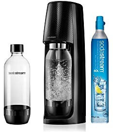 Sodastream wasserkarbonisierungsmaschine + 2 spülmaschinenflaschen spiritnlv