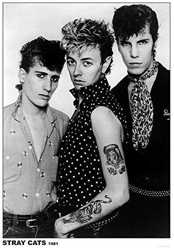 Dragonfly Stray Cats Poster 1981 Gonna Ball BANDPORTRAIT