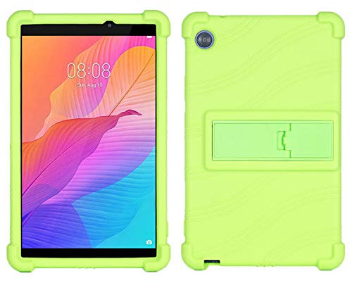 QYiD Funda para Xiaomi Mi Pad 4, Funda de Silicona Suave a Prueba de Golpes Protectora Cubrir Cover para Xiaomi Mi Pad 4 Tablet 8.0 Pulgadas, Verde