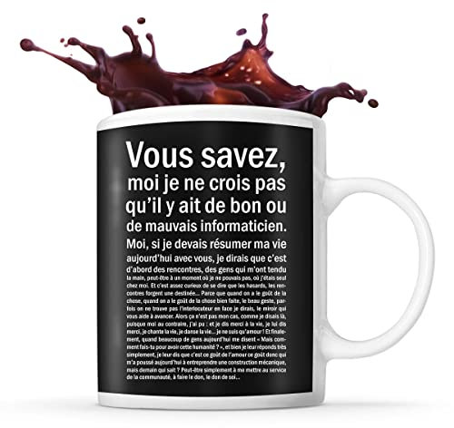 Mug Informaticien Bon ou Mauvais