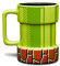 Drtupe Super Mario Warp Pipe Mug Keramik-Kaffeetasse Geschenk für Gamer, Väter, Kaffee-Enthusiasten, für Cappuccino, Latte oder heißen Tee, 425 ml, Grün