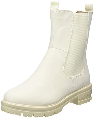 Jana Softline Damen 8-8-25463-29-411 Stiefelette, Ivory, 39 EU Weit